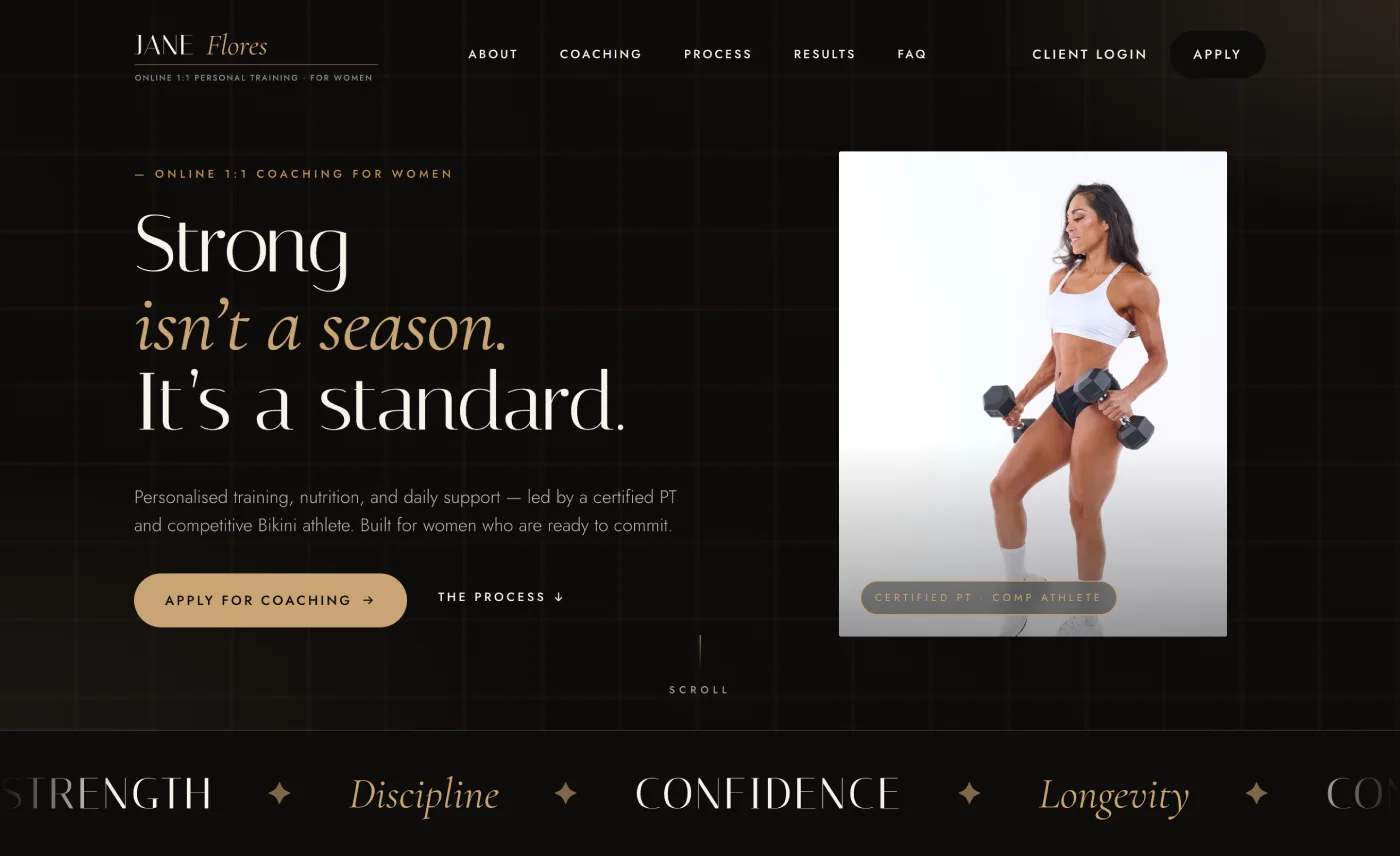 Jane Flores website